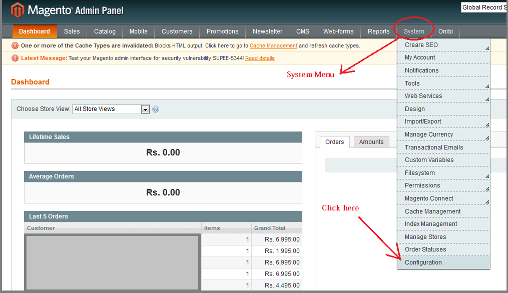 Analytics Setup Configuration Magento