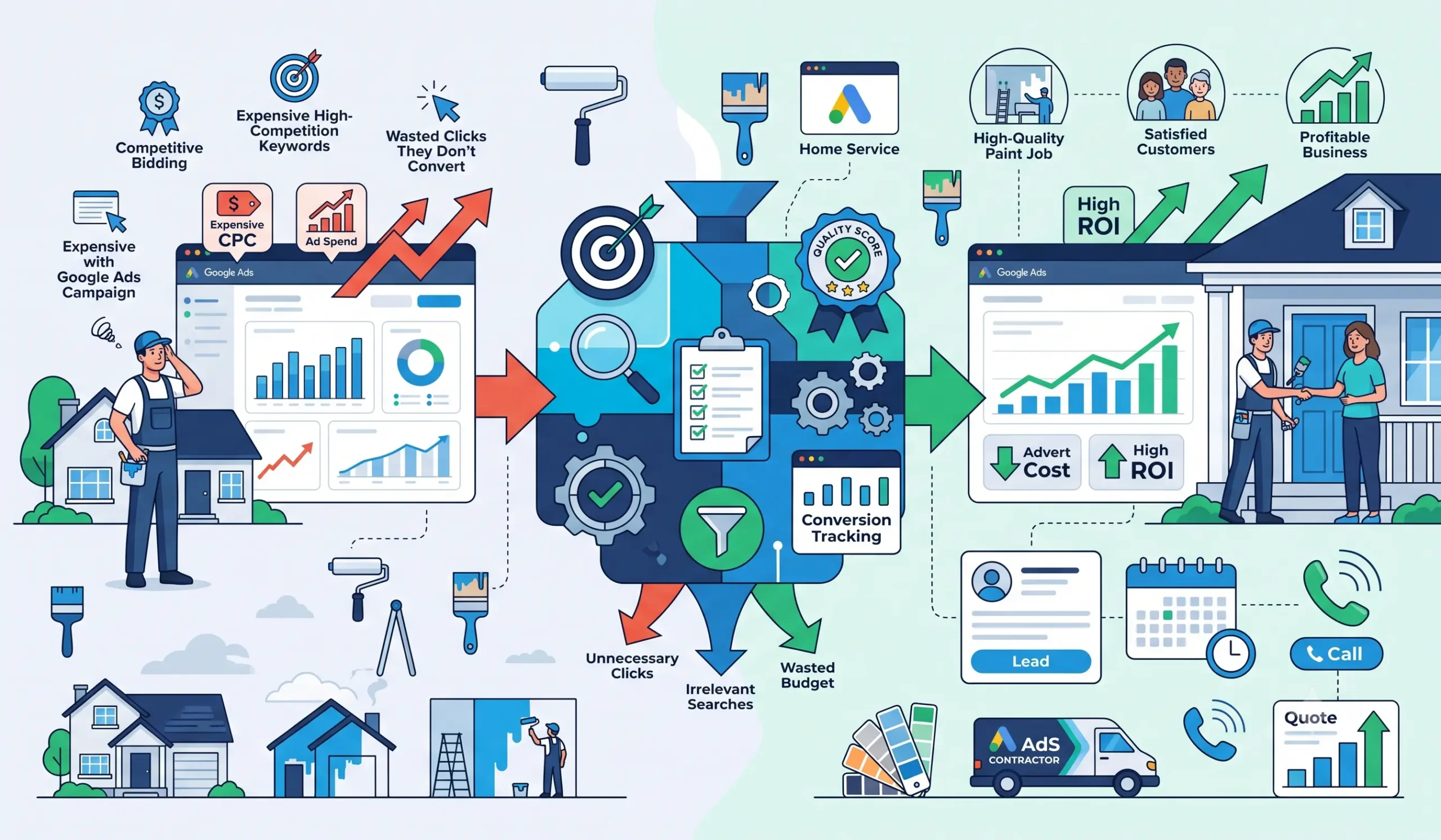Why Painting Company PPC Costs So Much and How to Lower It Without Losing Leads