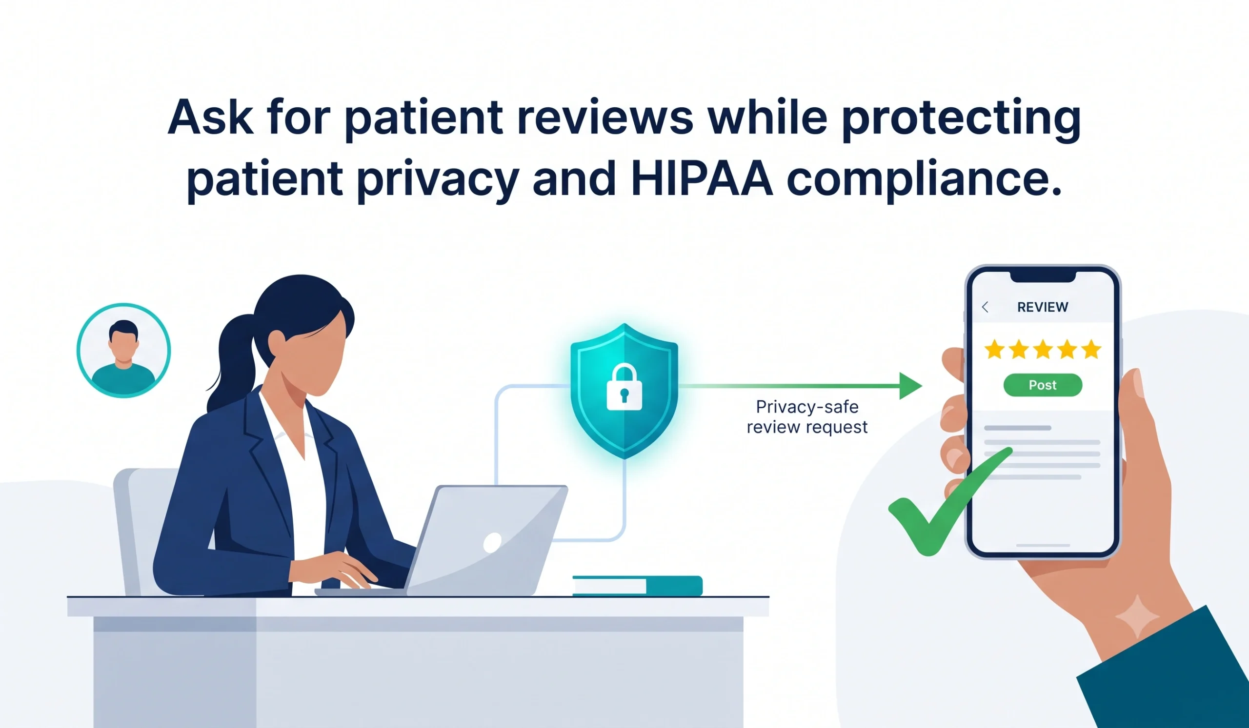 HIPAA-Compliant Ways to Ask Patients for Google Reviews