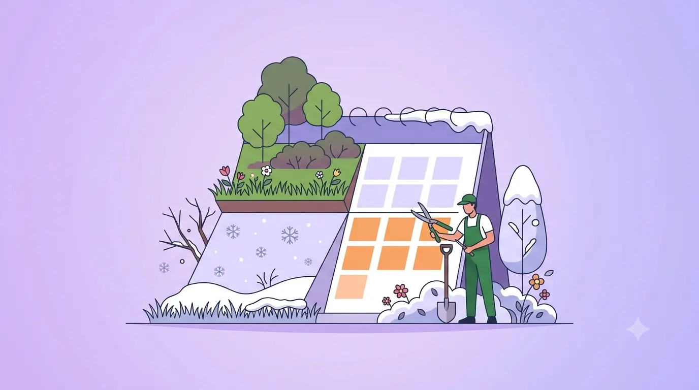 The Seasonal SEO Calendar Every Landscaping Business Needs to Stop Losing Winter Leads